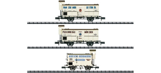 Nゲージ 鉄道模型 貨車 Minitrix ミnitrix K.Bay.Sts.B. Beer Transport Era I DC