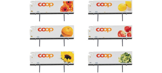 Nゲージ 鉄道模型 貨物 ミニトリックス Minitrix 冷蔵コンテナ 6個 refrigerated containers 6 pieces