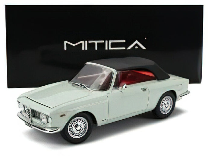 【予約】12月以降発売予定ALFA ROMEO - GIULIA 1600 GTC CABRIOLET CLOSED 1964 ? INTERIOR RED - AZZURRO SPAZIO - LIGHT BLUE /MITICA 1/18ミニカー