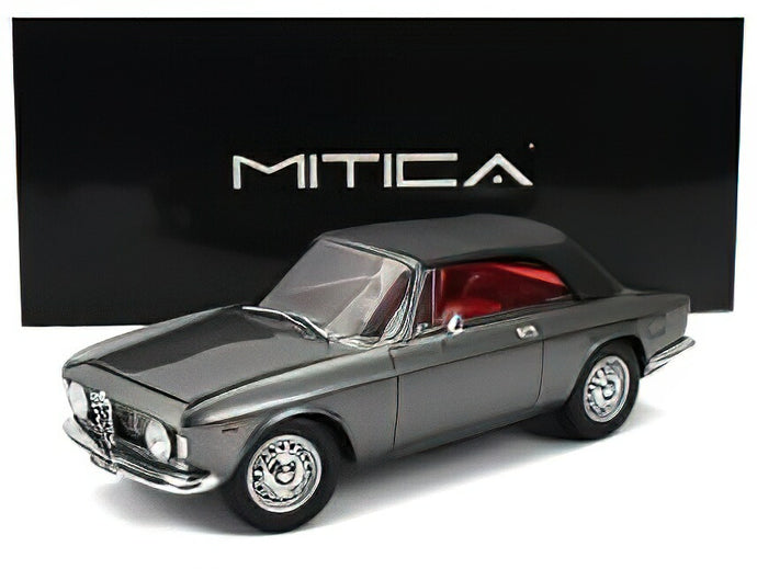 【予約】12月以降発売予定ALFA ROMEO - GIULIA 1600 GTC CABRIOLET CLOSED 1964 ? INTERIOR RED - GRIGIO MET - GREY /MITICA 1/18ミニカー