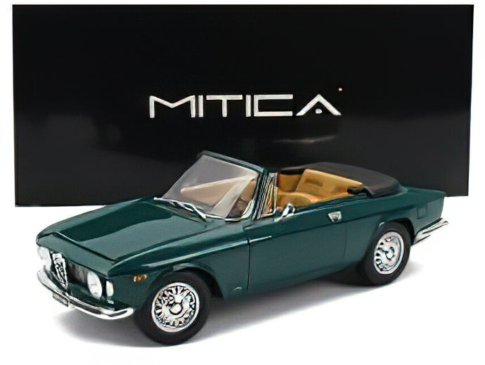 【予約】12月以降発売予定ALFA ROMEO - GIULIA 1600 GTC CABRIOLET OPEN 1964 ? INTERIOR CINGHIALE - VERDE PINO 216 - GREEN /MITICA 1/18ミニカー