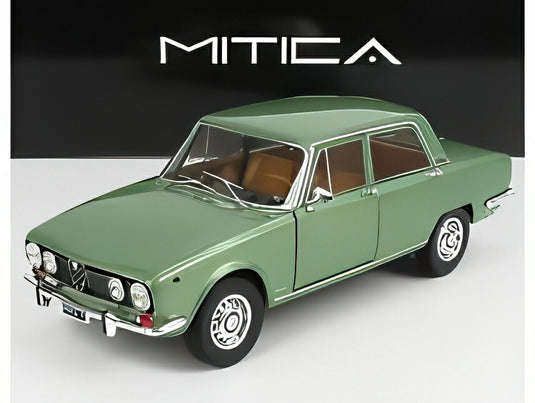 ALFA ROMEO 1750 ベルリーナ 2シリーズ 1969 ヴェルデオリーヴァ オリーブグリーンメタリック/ MITICA-DIECAST 1/18 504台限定　海外限定ミニカー