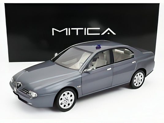 ALFA ROMEO 166 2.4 JTD イタリア陸軍 シビリアンデカール付 1998 ネットゥーノグレーメタリック/ MITICA-DIECAST 1/18 504台限定ミニカー