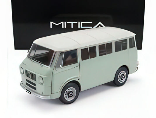 【予約】2025年発売予定ALFA ROMEO  F12 MINIBUS 1SERIES 1967  VERY LIGHT GREEN IVORY  ACQUA DI FONTE/MITICA 1/18ミニカー