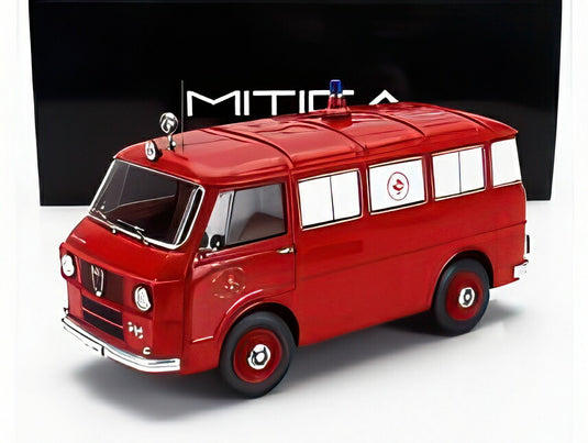 【予約】2025年発売予定ALFA ROMEO F-12 消防救急車 1968 レッド/ MITICA-DIECAST 1/18 504台限定ミニカー