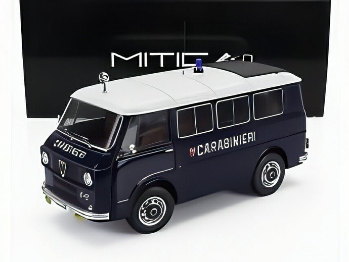 【予約】2025年発売予定ALFA ROMEO F-12 ミニバス 1シリーズ カラビニエリ 警察 1969 ブルー/ホワイト/ MITICA-DIECAST 1/18 504台限定ミニカー