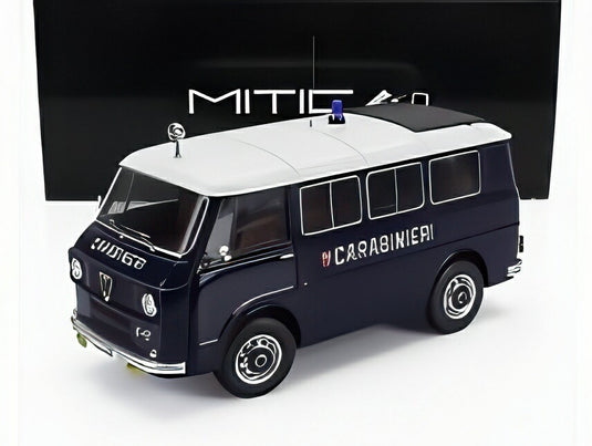 【予約】2025年発売予定ALFA ROMEO F-12 ミニバス 1シリーズ カラビニエリ 警察 1969 ブルー/ホワイト/ MITICA-DIECAST 1/18 504台限定ミニカー