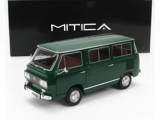 【予約】FIAT - FIAT 850 FAMILIARE SERIE-2 1970 ? INTERNO BROWN - VERDE OLIVA 323 GREEN/MITICA 1/18ミニカー 504台 海外限定