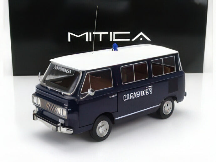【予約】FIAT - FIAT 850 FAMILIARE CARABINIERI 1970 ? INTERNO BROWN - BLUE WHITE/MITICA 1/18ミニカー 504台 海外限定