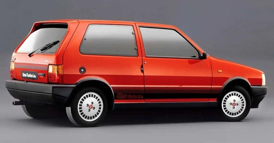 【予約】2026年発売予定FIATフィアット ウーノ ターボ i.e. 1987 フルオープン レッド NEW HIGH QUALITY LINE - 4 APERTURE - 4 OPENINGS / MITICA-DIECAST 1/18 ミニカー