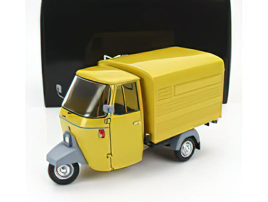 【予約】PIAGGIO APE P501 VAN CLOSED 1979 CON VETRINA WITH SHOWCASE GIALLO TEXAS YELLOW/MITICA 1/18ミニカー