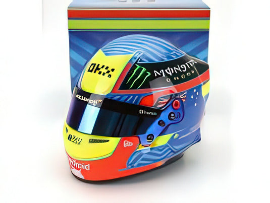 【予約】2025年発売予定BELL HELMET  CASCO HELMET F1 OSCAR PIASTRI TEAM McLAREN N 81 SEASON 2024  BLUE YELLOW RED/MINI HELMET 1/2ミニカー