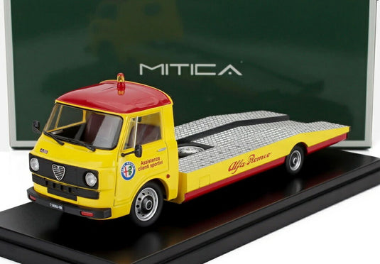 【予約】2026年発売予定ALFA ROMEO A12 F12 レッカー車 セコンダセリエ 1977 イエロー レッド/ MITICA 1/43 海外限定模型