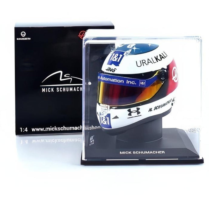 ミック・シューマッハ ヘルメット スパGP 2021/ MINI HELMET 1/4 ミニカー