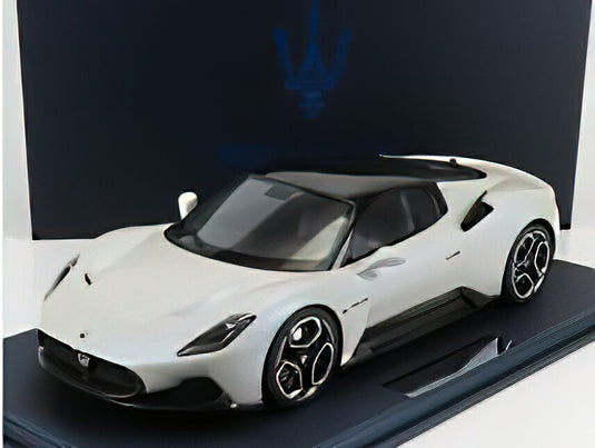 MASERATI  MC20 2020  CON VETRINA  WITH SHOWCASE  BIANCO AUDACE  MATT WHITE/Maserati Models 1/12ミニカー
