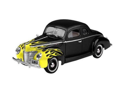 1940 フォード デラックス クーペ イエローフレーム ブラック 1940 Ford / Motor Max 1/18 ミニカー