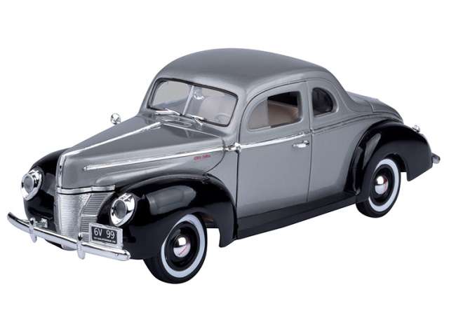 1940 Ford クーペ グレーブラック/Motor Max 1/18ミニカー