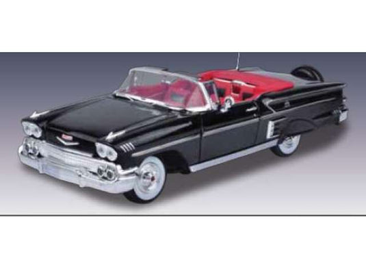 1958 Chevrolet Impala コンバーチブル ブラック/Motor Max 1/18ミニカー