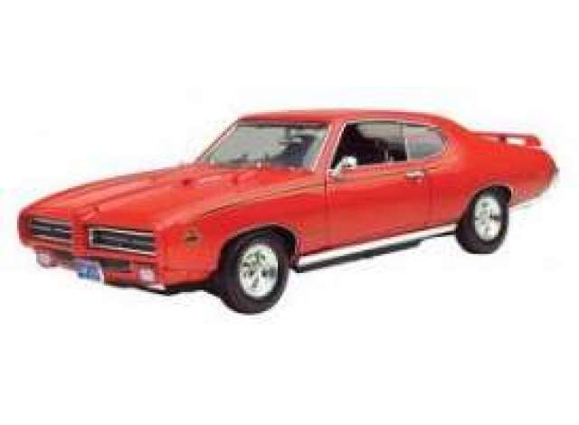 1969 Pontiac GTO ジャッジ オレンジブライトレッド/Motor Max 1/18ミニカー