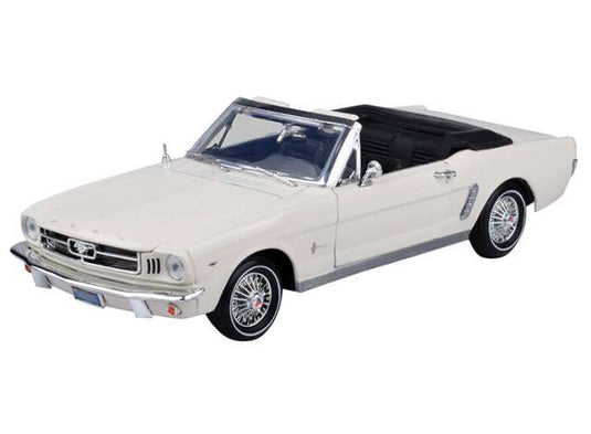 1964 1/2 フォード マスタング コンバーチブル 40周年記念 限定 ホワイト / Motor Max 1/18 ミニカー