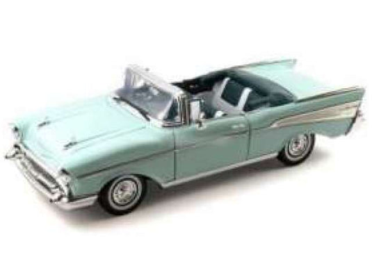 1957 シボレー ベルエア コンバーチブル ライトグリーン 1957 Chevy / Motor Max 1/18 ミニカー