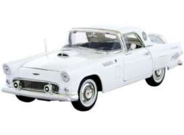 1956 Ford Thunderbird ハードトップ ホワイト/Motor Max 1/18ミニカー