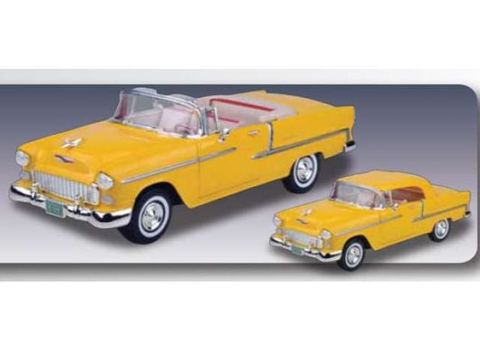 1955 シボレー ベルエア コンバーチブル イエロー 1955 Chevy Bel Air / Motor Max 1/18 ミニカー