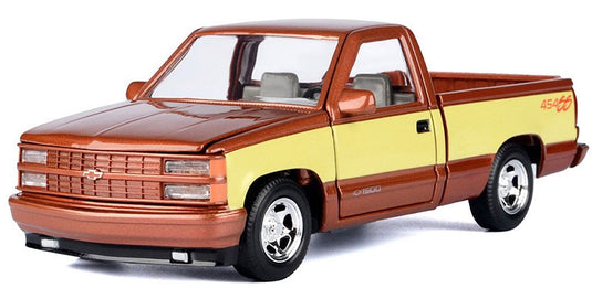 Chevroletシボレー 454 SS ピックアップ 1992 ゴールド トラック 模型 モデル / Motor Max 1/24 ミニカー 模型