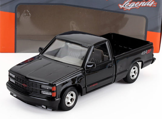 CHEVROLET 1500 454 SS ピックアップ 1992 ブラック/ Motor Max 1/24 ミニカー