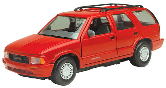 GMC Jimmyジミー 1994 レッド 四駆 SUV 模型 ダイキャスト モデル / Motor Max 1/24 ミニカー 模型