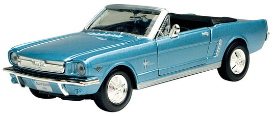 Ford Mustangフォード マスタング 1964 ライトブルー コンバーチブル 模型 / Motor Max 1/24 ミニカー 模型