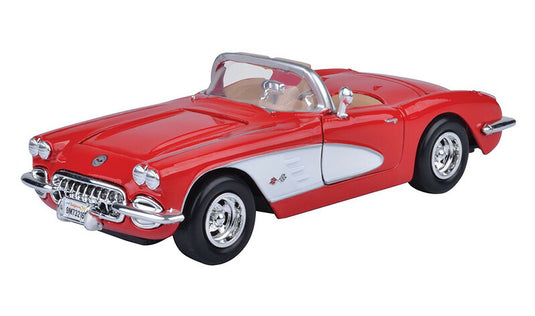 Chevroletシボレー Corvetteコルベット 1959 レッド スポーツカー 模型 モデル / Motor Max 1/24 ミニカー 模型