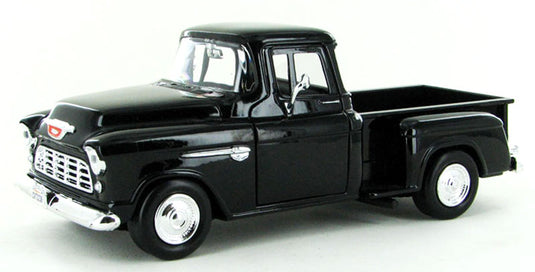 Chevroletシボレー 5100 Stepside Pickup 1955 Black / Motor Max 1/24 ミニカー 模型