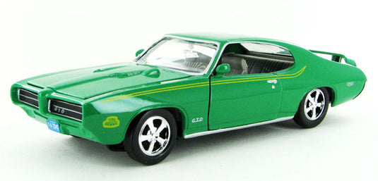 Pontiacポンティアック GTO Judge 1969 グリーン マッスルカー 模型 モデル / Motor Max 1/24 ミニカー 模型