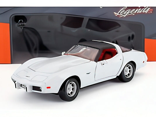 CHEVROLET CORVETTE クーペ 1979 ホワイト/ Motor Max 1/24 ミニカー