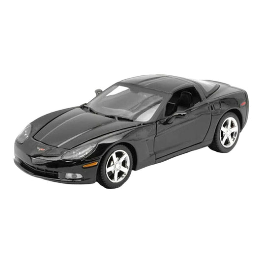 Chevroletシボレー Corvette C6 2005 Black / Motor Max 1/24 ミニカー 模型