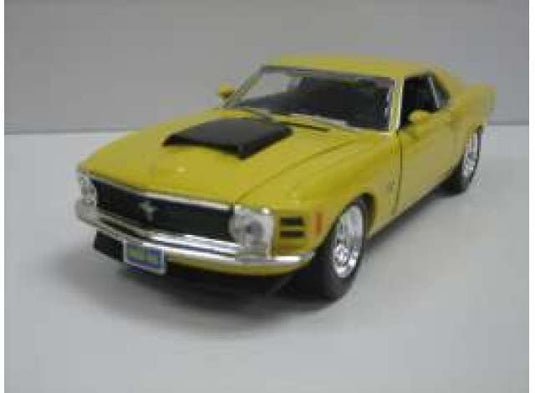 1970 フォード マスタング ボス 429 イエロー 1970 Ford Mustang / Motor Max 1/24 ミニカー