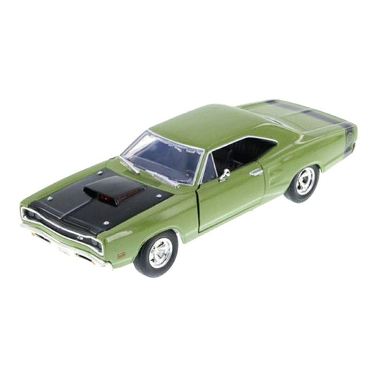 Dodgeダッジ Coronet Super Bee 1969 Green / Motor Max 1/24 ミニカー 模型