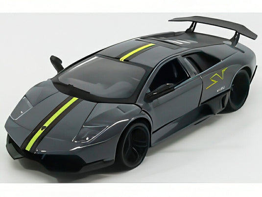 LAMBORGHINI MURCIELAGO LP670-4 SV SUPERVELOCE 中国限定版 2011 グレーメタリック/ Motor Max 1/24 ミニカー