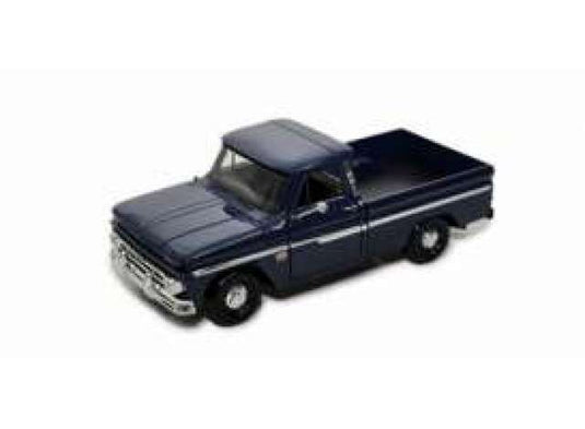 1966 シボレー C10 フリートサイド ピックアップ ブルー 1966 Chevy / Motor Max 1/24 ミニカー