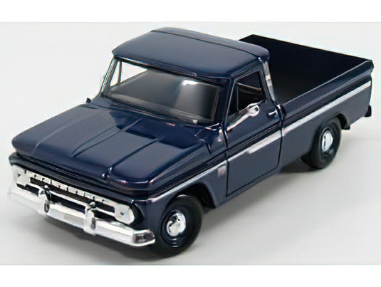 CHEVROLET C10 FLEETSIDE ピックアップ 1966 ブルー/ Motor Max 1/24 ミニカー