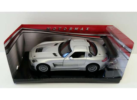 2012 メルセデス SLS AMG GT3 シルバー Mercedes SLS AMG ミニカー / Motor Max 1/24 ミニカー