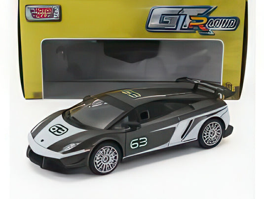 LAMBORGHINI GALLARDO LP560 4 N 63 SUPER TROFEO 2011 グレー ホワイト/ MOTOR-MAX 1/24 ミニカー