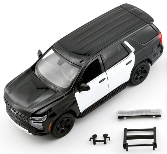 Chevroletシボレー Tahoe PPV 2025 Black and White Buil / Motor Max 1/24 ミニカー 模型
