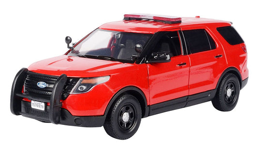 Fordフォード エクスプローラー Fire Marshal 2015 レッド 消防指揮車 働く車 / Motor Max 1/24 ミニカー 模型
