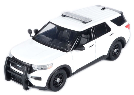 Fordフォード Police Interceptor Utility 2022 Police W / Motor Max 1/24 ミニカー 模型
