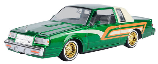 Buickビュイック Regalリーガル 1987 メタリックグリーン マッスルカー 模型 モデル / Motor Max 1/24 ミニカー 模型