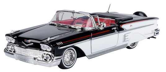 Chevroletシボレー Impalaインパラ コンバーチブル 1958 アメ車 旧車 模型 モデル / Motor Max 1/24 ミニカー 模型