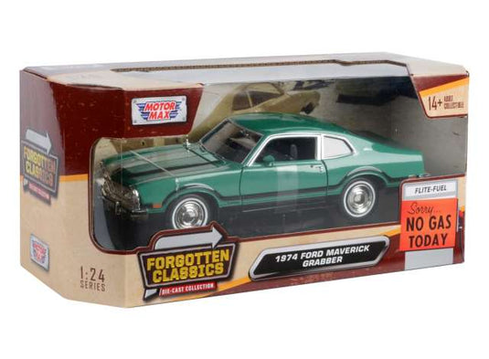1974 フォード マーベリック グラバー 忘れられた名車 グリーン/ブラック / Motor Max 1/24 ミニカー