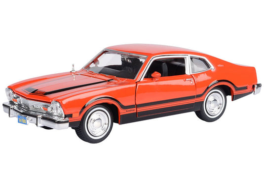 Fordフォード Maverickマーベリック 1974 レッド アメ車 模型 ダイキャスト モデル / Motor Max 1/24 ミニカー 模型